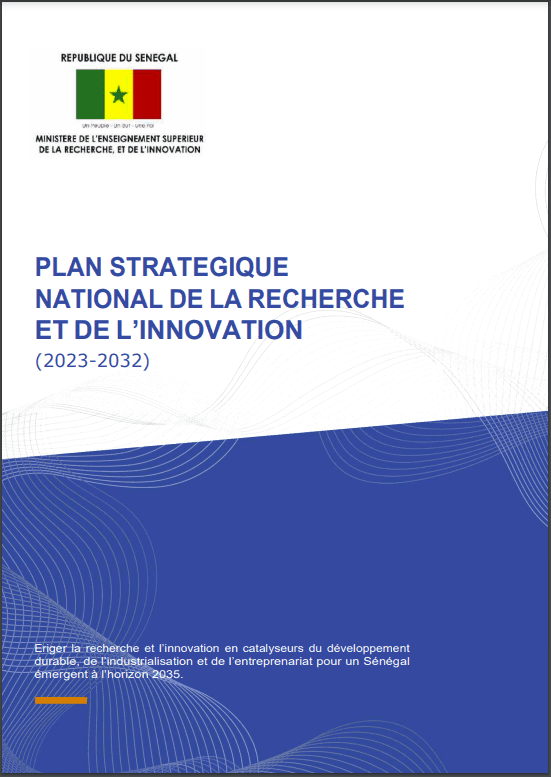 Plan stratégique national de la Recherche et de l'Innovation (PSNRI) 2023-2032 