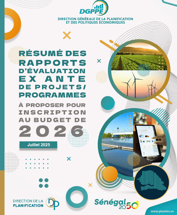  Résumé rapports d'évaluation EX ANTE budget 2026